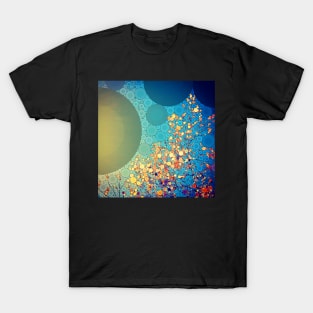 Leaves and Sky Abstract T-Shirt